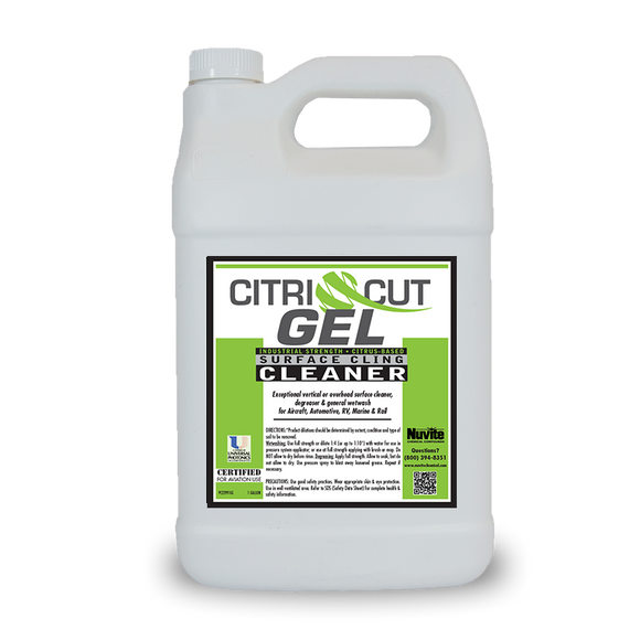 CitriCut Gel - Heavy Duty Citrus Based Paint Clinging Surface Cleaner & Degreaser (Wetwash) - Minoo Corporation