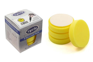 Cyclo Foam Cuttng Pads 4pack -Yellow (EQ150) - Minoo Corporation