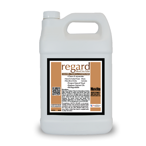 Regard Wood Trim Cleaner, Polish & Conditioner (Pint - 473ml) - Minoo Corporation